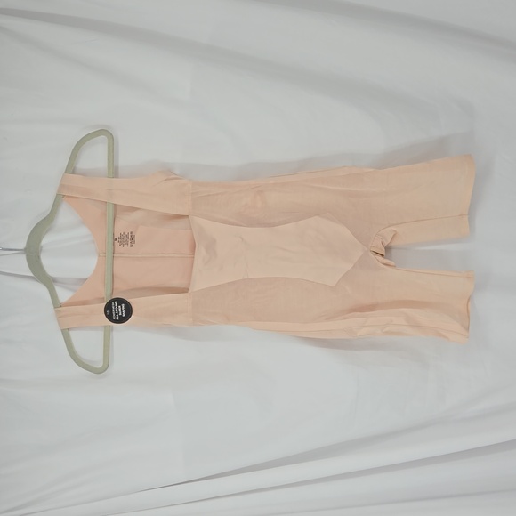 UnderWhere? Power Mesh Mid Thigh Bodysuit Luxury Collection Nude Size Medium - Picture 3 of 8